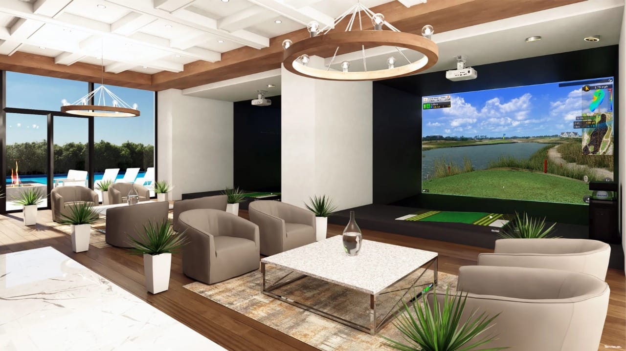 Amenidades para hoteles que fomentan el deporte: simuladores Golfzon