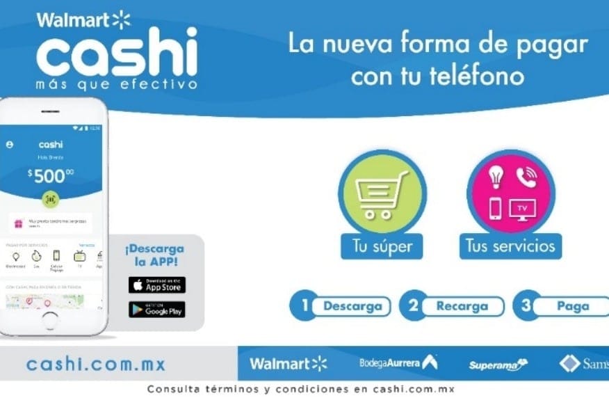 Walmart lanza app para pagar servicios