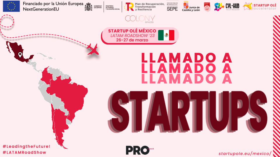 Startup Olé México Roadshow 2023, registrate al evento aquí