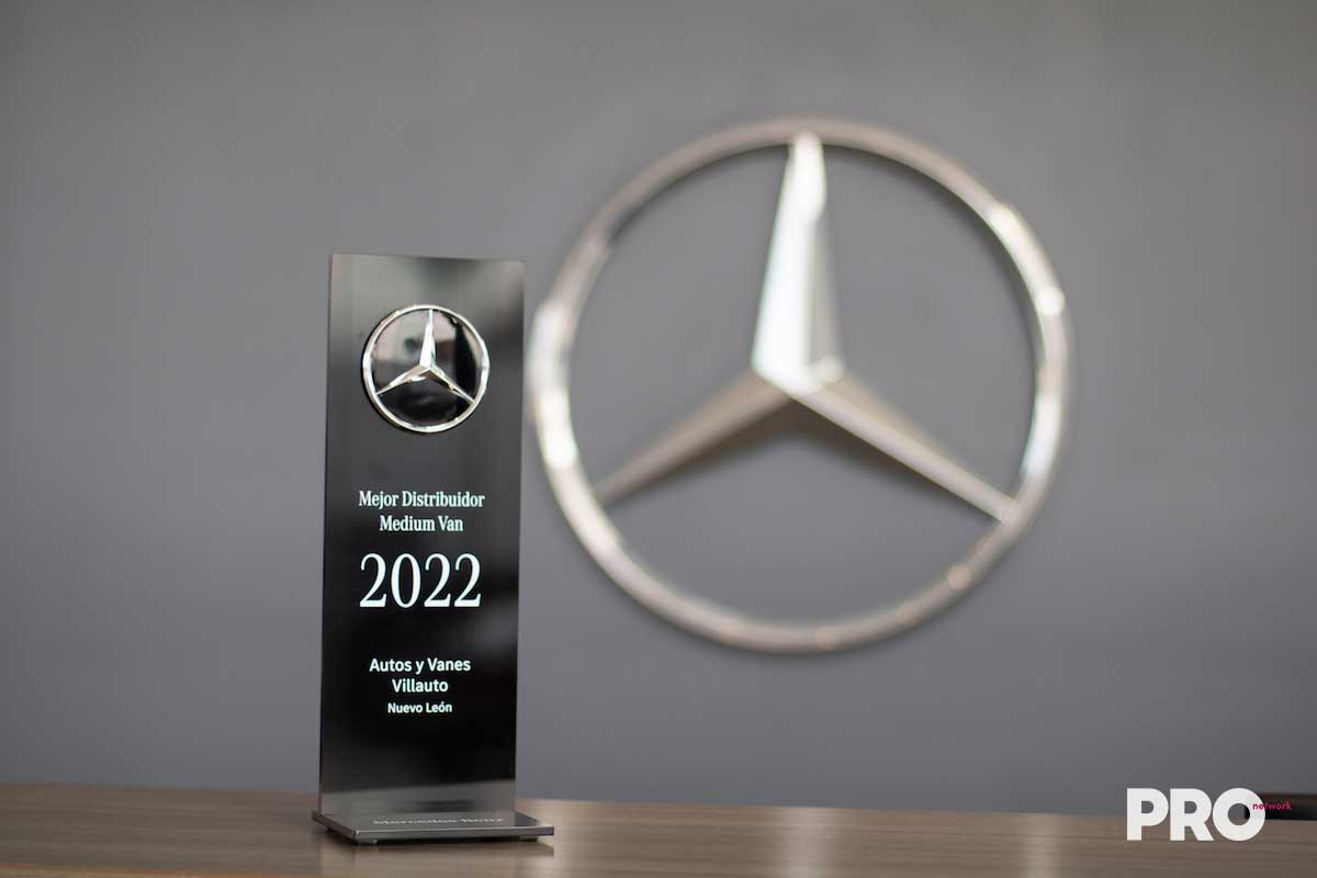 Mercedes-Benz Villauto recibe el reconocimiento nacional como  “Mejor Distribuidor Medium Van 2022”