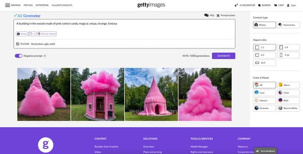 Getty Images lanza un generador de imágenes con Inteligencia Artificial comercialmente seguro
