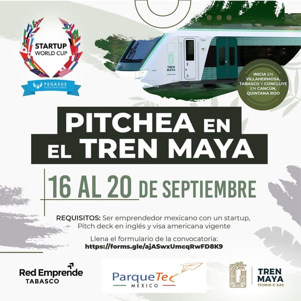 Startup World Cup 2024 abordo del Tren Maya