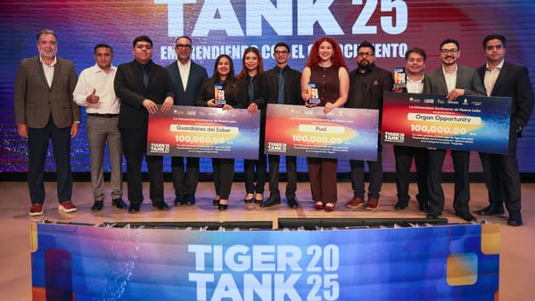 Tiger Tank UANL 2025 reconoce a los mejores proyectos de emprendimiento universitario